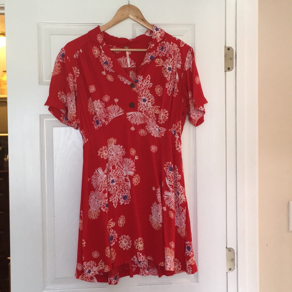 Free People Red Dress
